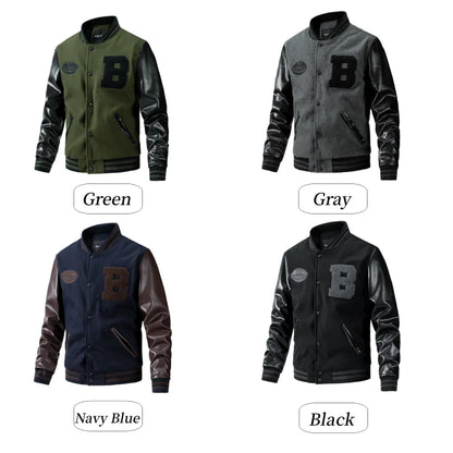 Autumn and Winter Coat Mens Clothes Loose Fashion Baseball Suit Trend Jacket