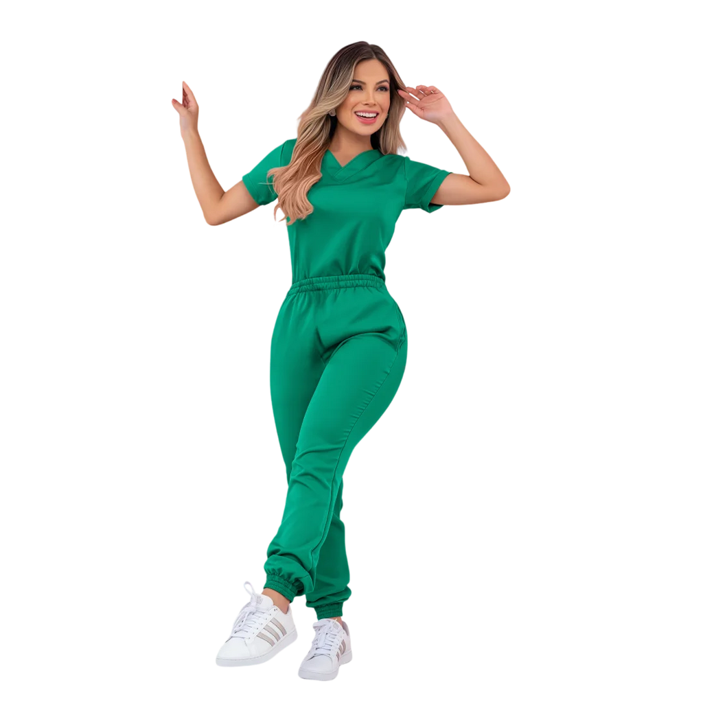 High Quality Scrubs Doctor Medical Center Uniform Comfortable Staff Scrub Suit Ladies Beauty Spa Salon Tunic Top+Pants Workwear