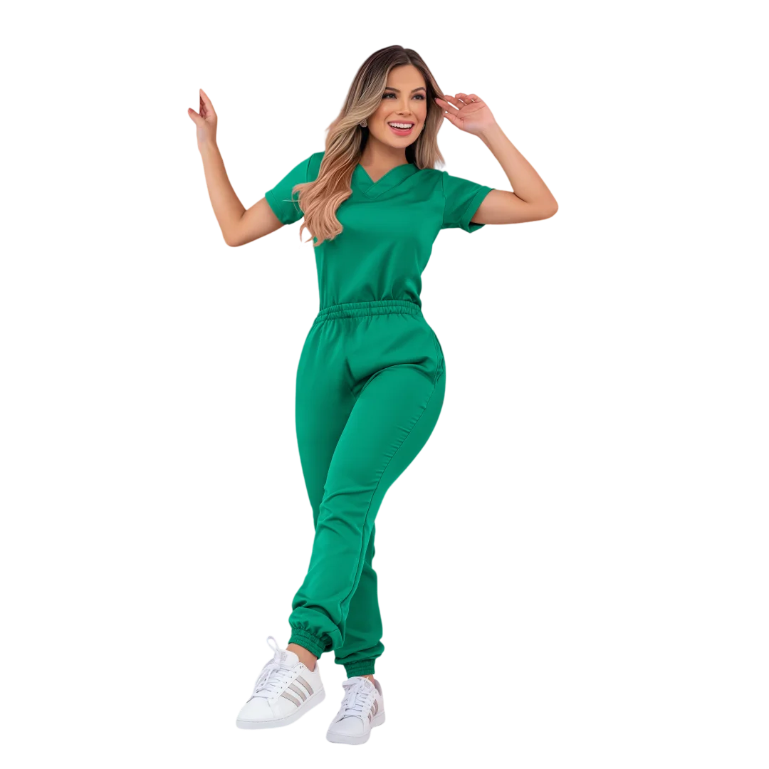 High Quality Scrubs Doctor Medical Center Uniform Comfortable Staff Scrub Suit Ladies Beauty Spa Salon Tunic Top+Pants Workwear