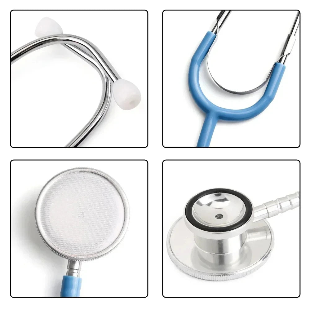 Dual Head Stethoscope Medical Device Doctor Nurse Home Use Double Head Stethoscope Cardiology Medical Equipment Student Vet