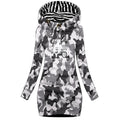 Autumn and Winter Women Dresses Fashion Long Sleeve Hoodie Dress Casual Hooded Dresses for Women Pullover Dress