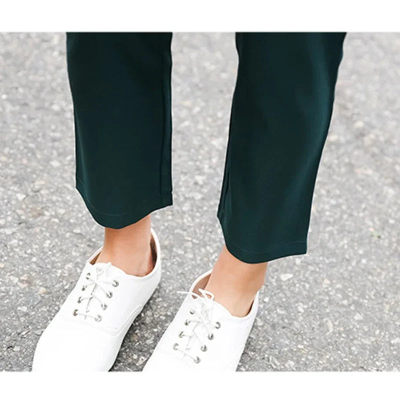 New Arrived Women Suit Fashion Slim Business Office OL Dark Green Jacket Set Formal Blazer + Pants Suits Feminino Female