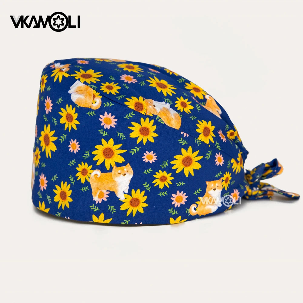 Fashionable and functional nurse accessories High-quality surgical caps for women and man in the medical field scrub cap