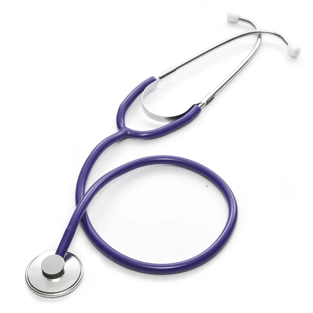 Basic Medical Stethoscope Professional Single Head Cardiology Stethoscope Student Doctor Vet Nurse Medical Equipment Device
