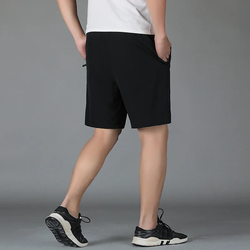 Plus Size 11XL 12XL Summer Men Solid Sport Shorts Mens Breathable Beach Shorts Men Large Quick Dry Jogger Shorts Male 9XL 10XL