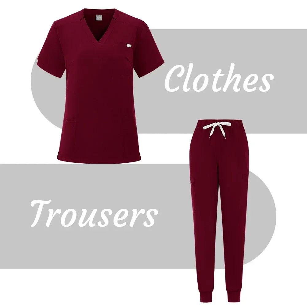 Wholesale Operating Room Medical Uniform Scrubs Hospital Working Scrubs Set Medical Supplies Nurse Dental Surgery Suit Workwear