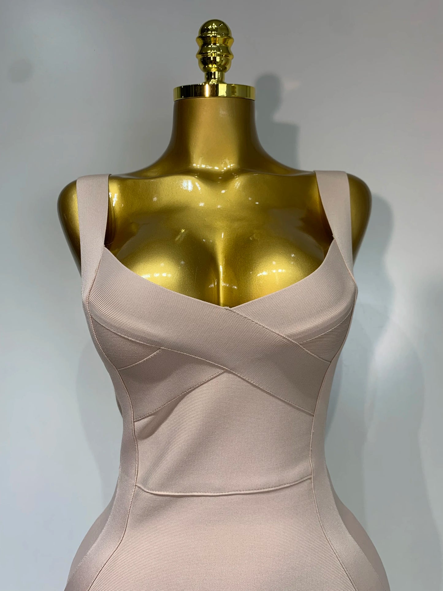 Women Sexy High Quality Celebrity Elegant Blue Bodycon Stretch Bandage Dress Nightclub Party Dress Luxury Birthday Vestidos