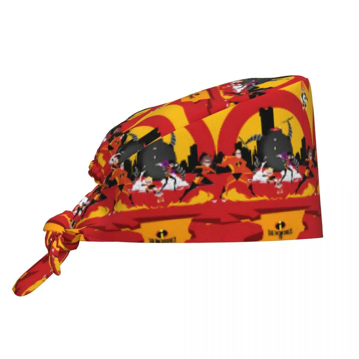 Custom The Incredibles Medical Staff Scrubs Hat Men Women Superhero Anime Doctor Nursing Surgical Cap Scrub Caps