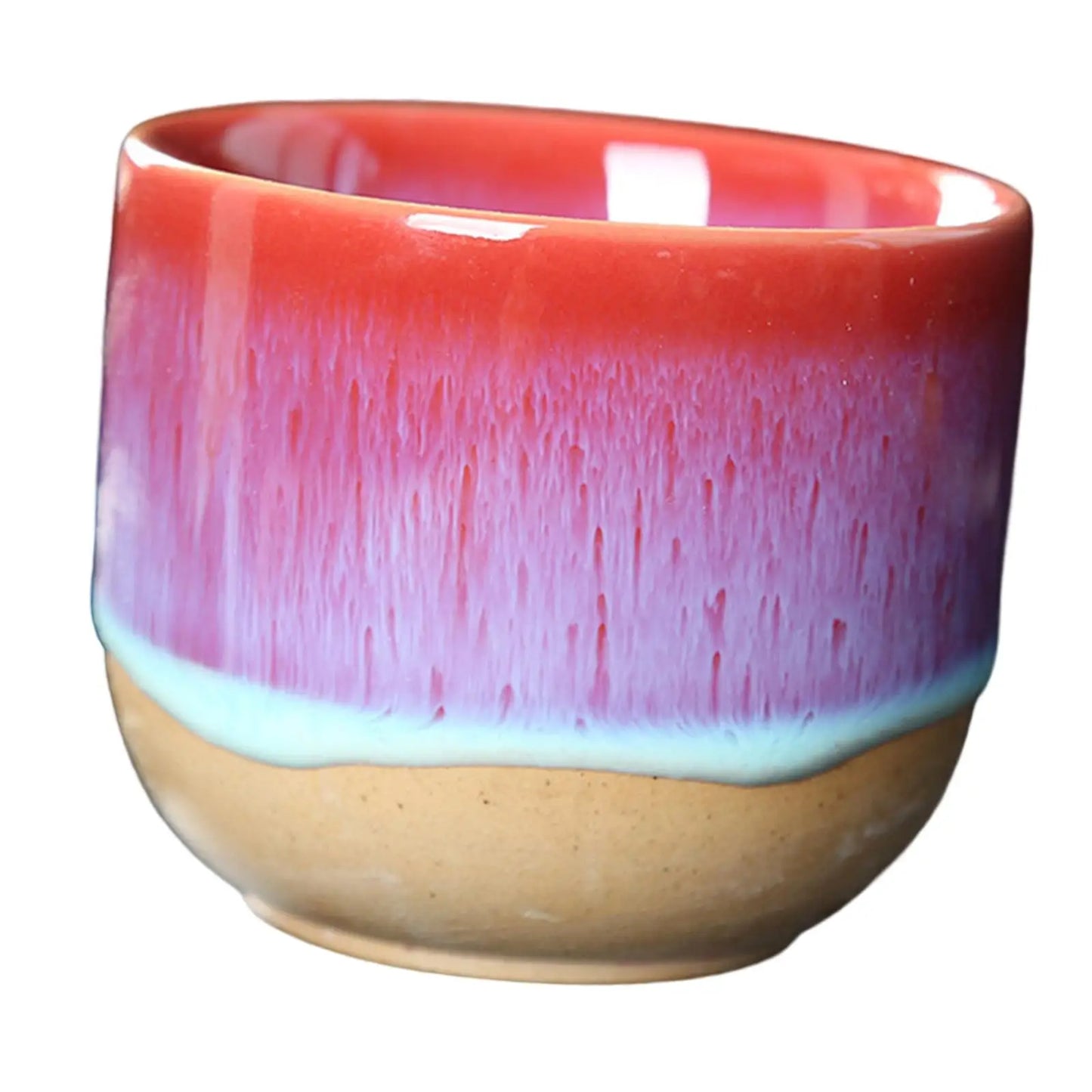 Ceramic Cups 150ml Japanese Style Handless Yerba Mate Teacup Kung Fu Tea Cup for Cappuccino Juice Yerba Mate Sake Espresso