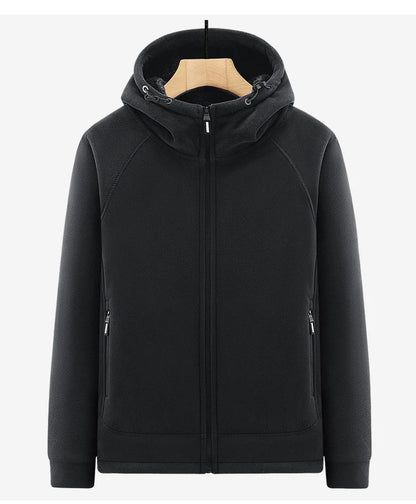 Winter Men Fleece Warm Jackets Mens Windproof Thick Jackets Parkas Coats Men Hooded Casual Outwear Jacket