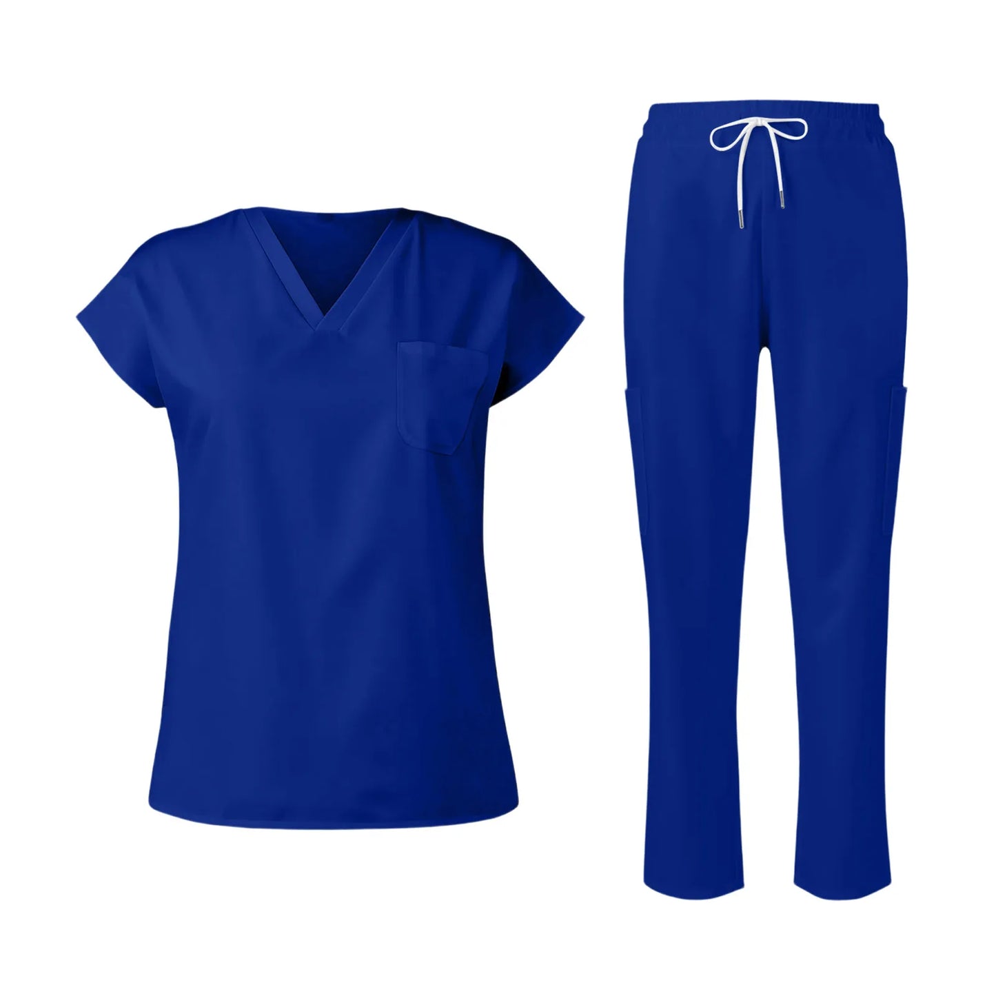 Scrubs Medical Uniform Women and Man Scrubs Set Medical Scrubs Top and Pants