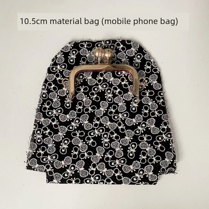 Machine Embroidery Extended Mobile Phone Bag Fabric