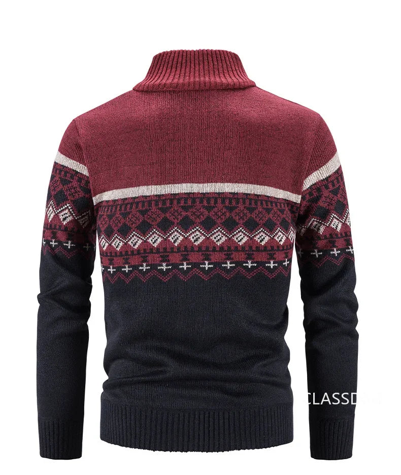 New Winter Men Cardigans Sweatercoats High Quality Male Thicker Warm Casual Cardigans Slim Fit Stand-up Collar Sweaters Size 3XL