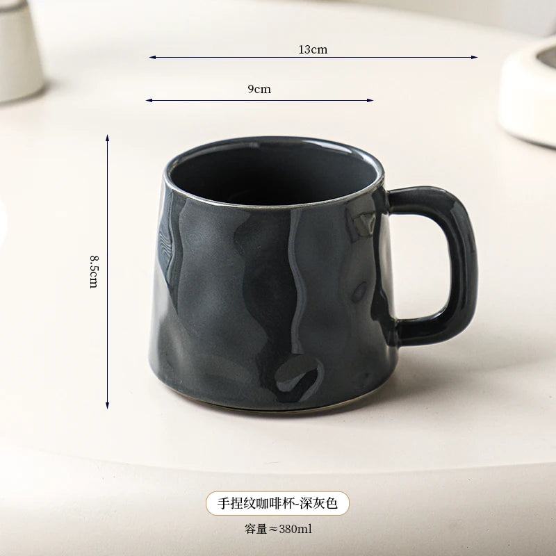 High-value Coffee Cups Large-capacity Mugs for Household Use, Afternoon Tea Cups, High-quality Coffee Special Cups, Lattes.