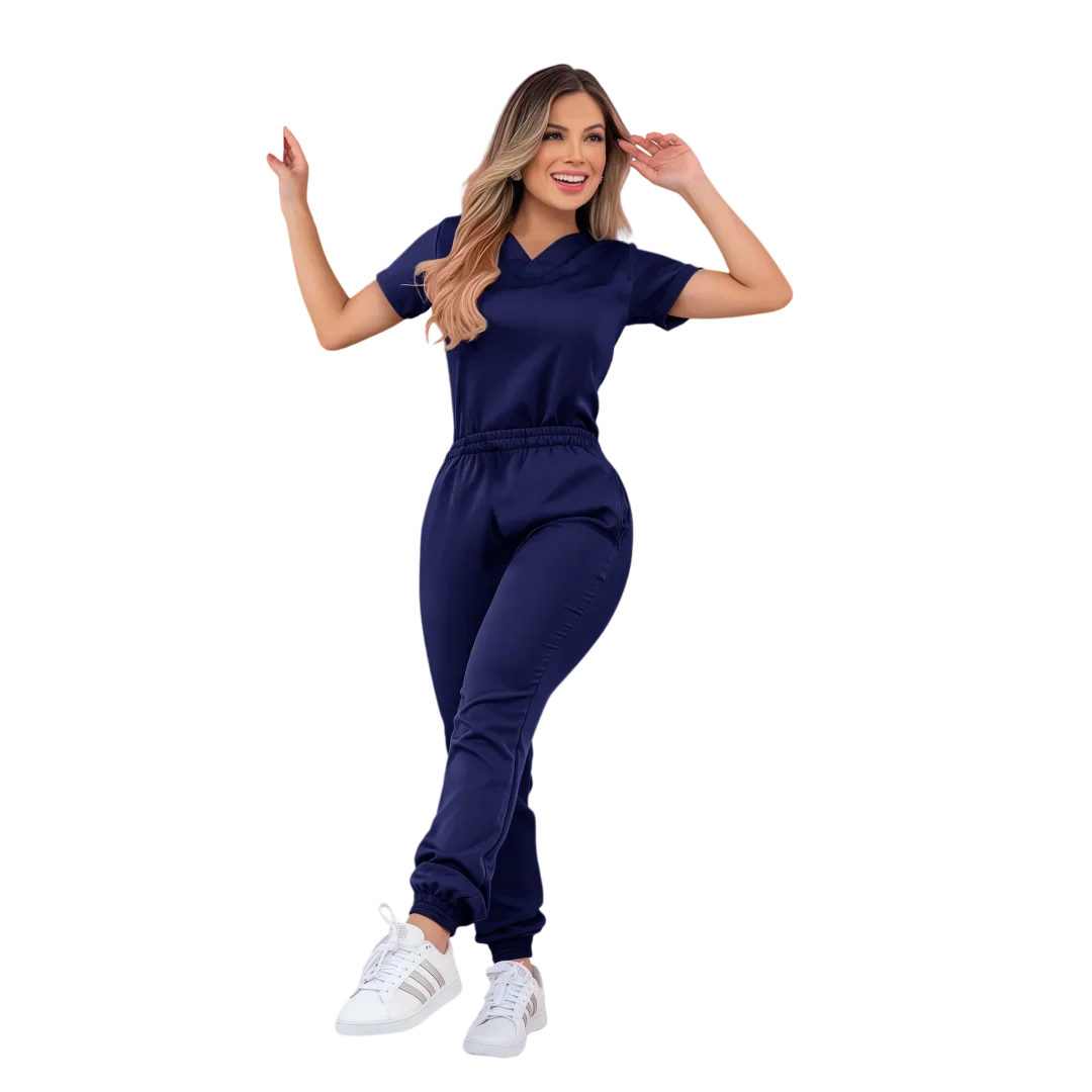 High Quality Scrubs Doctor Medical Center Uniform Comfortable Staff Scrub Suit Ladies Beauty Spa Salon Tunic Top+Pants Workwear