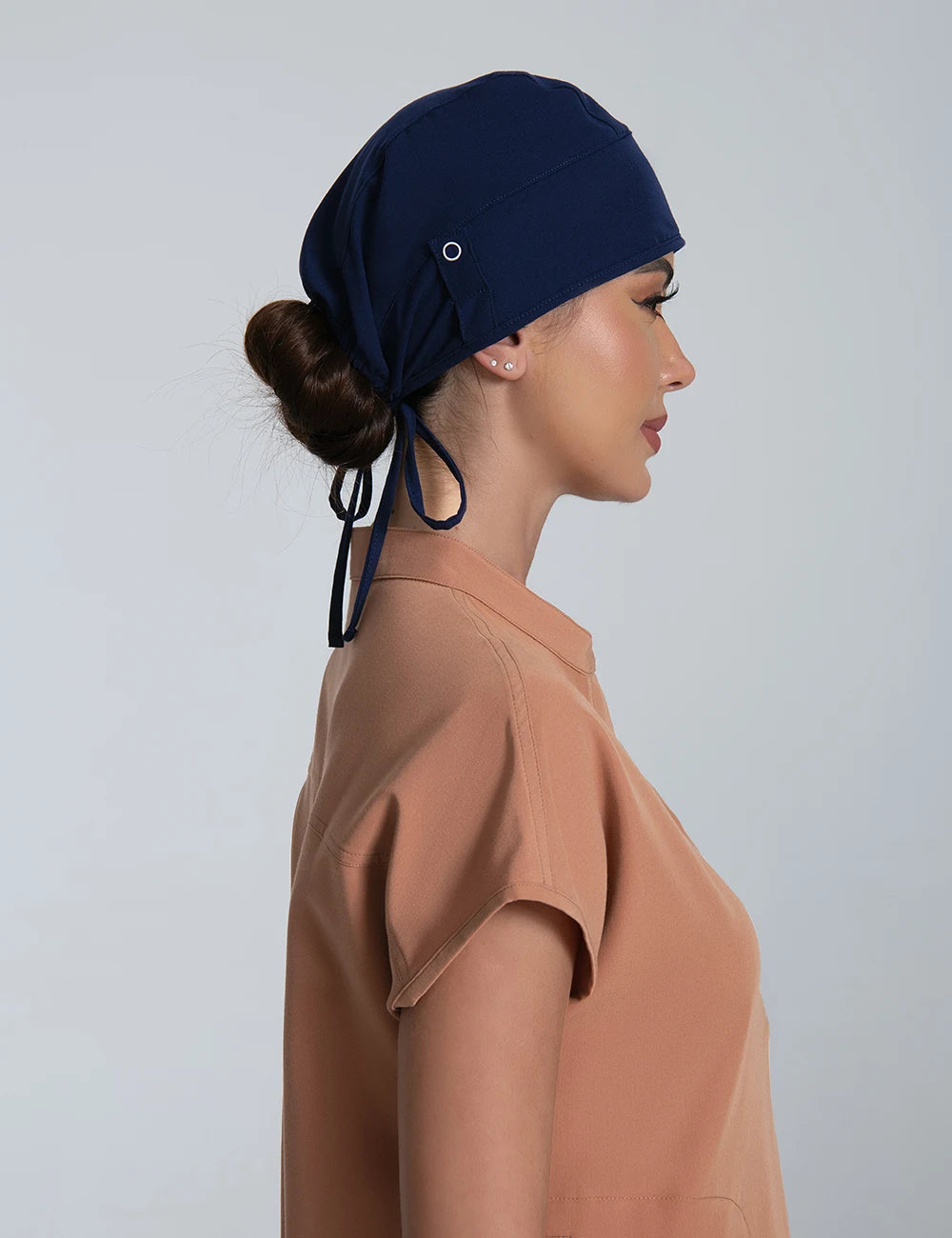 KUNGFU SCRUBS unisex scrubs cap sweat-absorbent surgical cap medical workcap nursing hats with elastic section