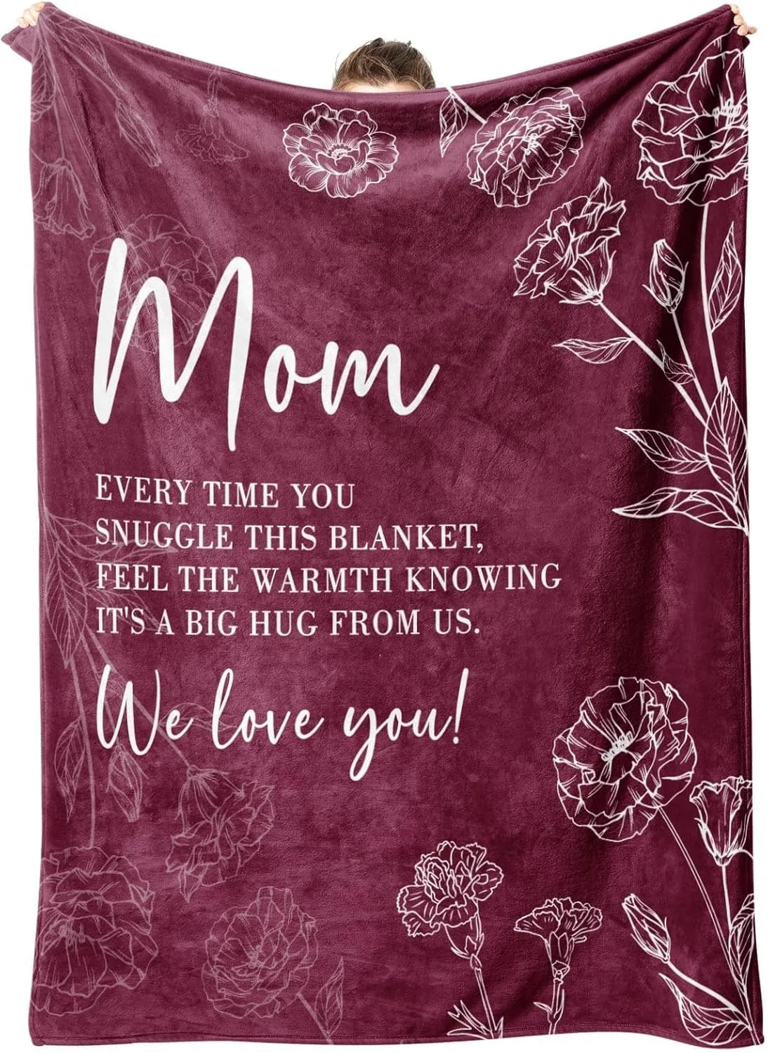 1PC Blanket Festival Gifts for Elder Mom Dad Grandpa Grandma idea Gifts Birthday gifts Warm soft Throw Nap Blankets Gift Season