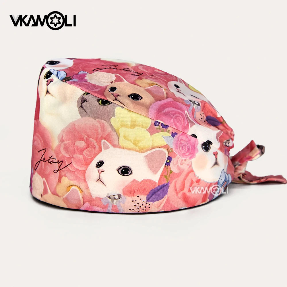 Fashionable and functional nurse accessories High-quality surgical caps for women and man in the medical field scrub cap