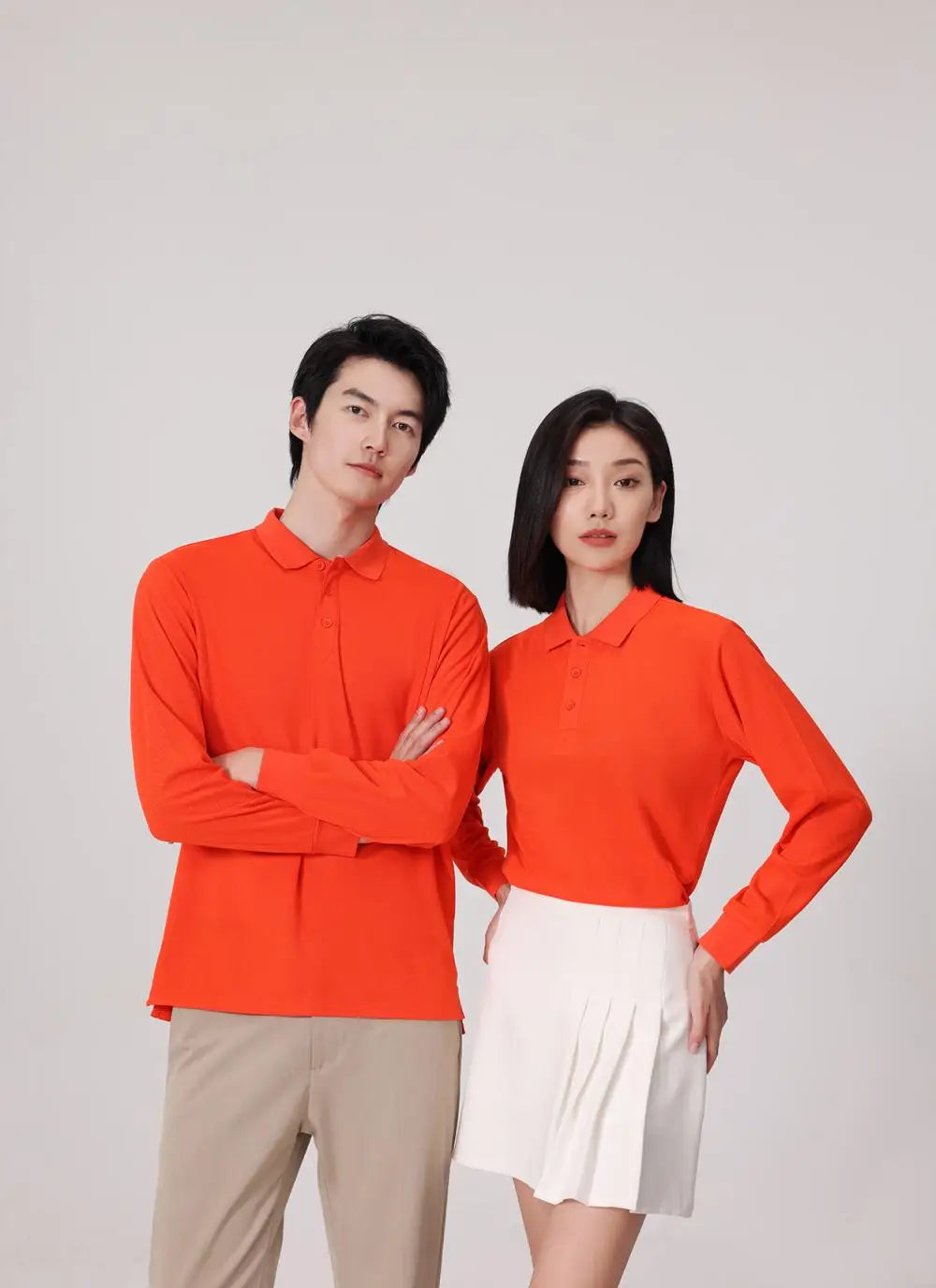 S-7XL Fashion Sportswear High Quality New-Design Men's Polos Shirts Long Sleeve 100% Cotton Casual Polos Customized Your LOGO
