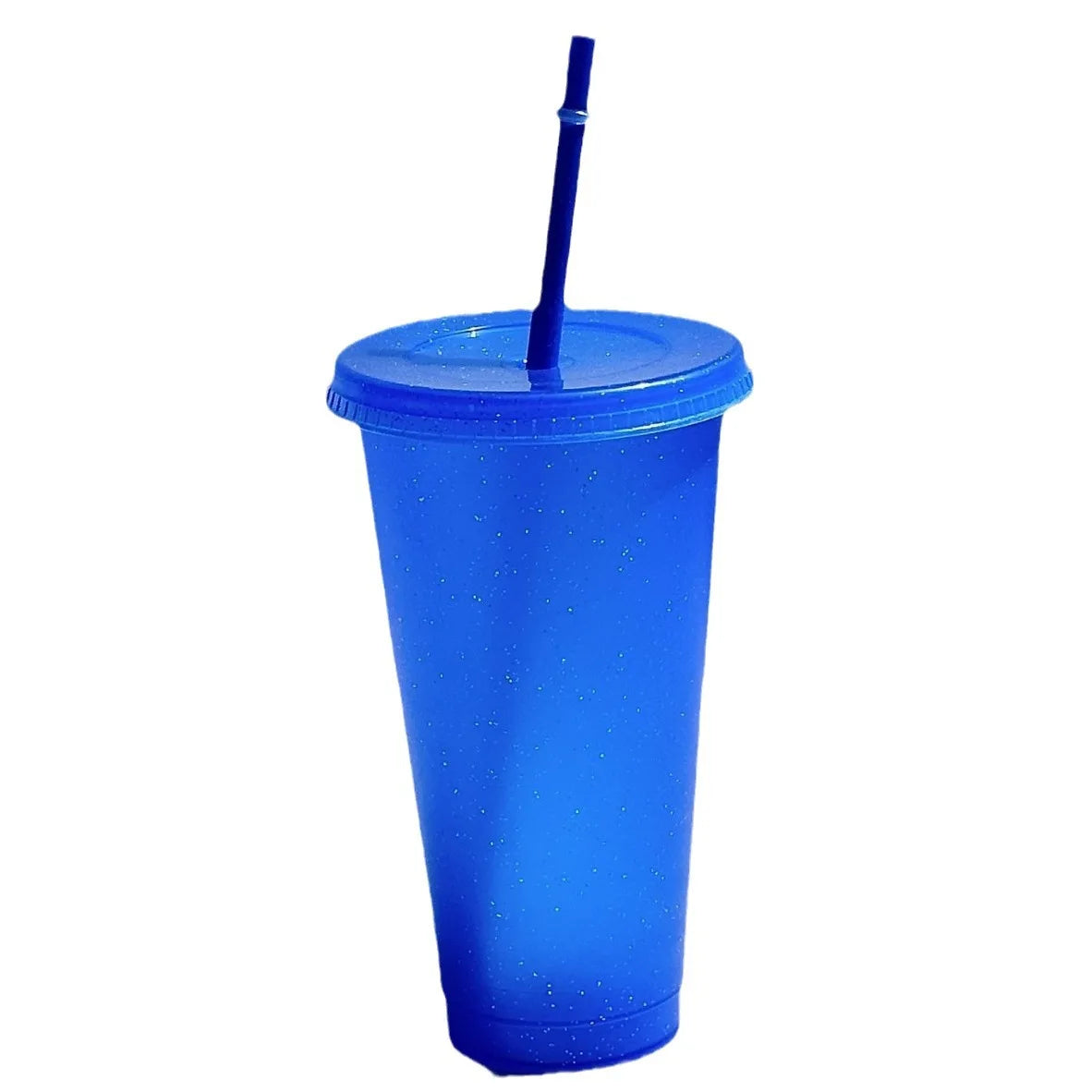 PlasticCupsWithLids And StrawsJuice Milk Tea Coffee CupsDrinking CupCold CupsColor Changing Cups, Glitter Cups ChangingPartyCups