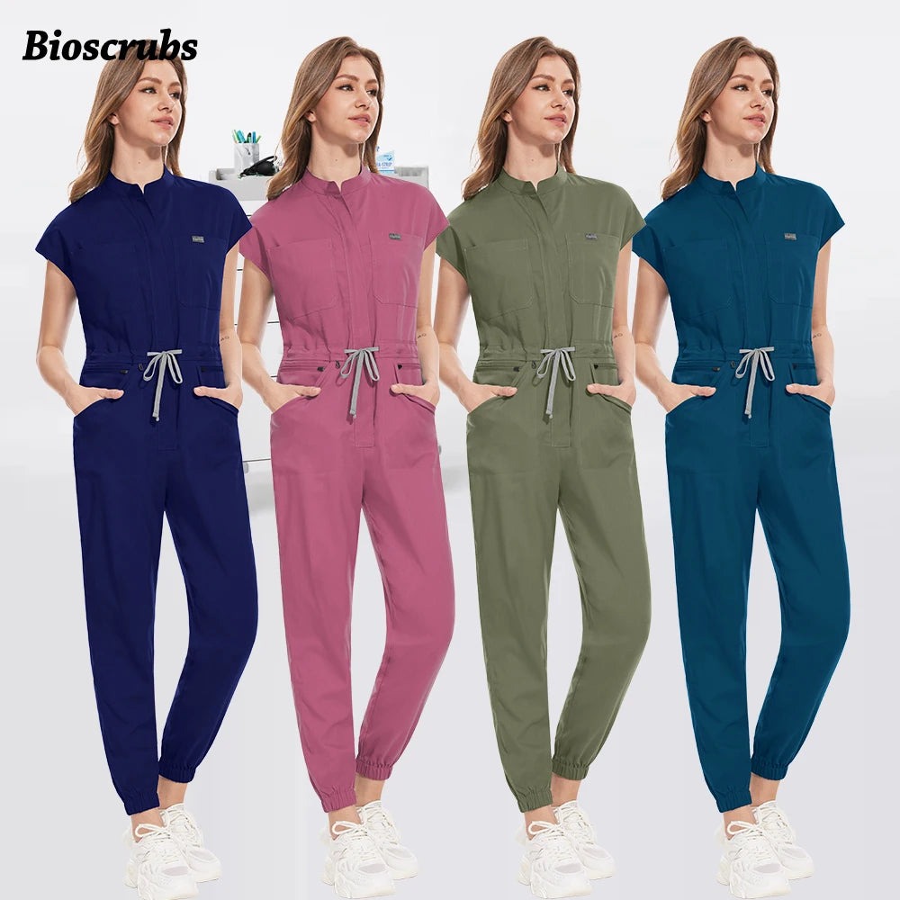 Doctor Nurse Scrub Uniforms Hospital Surgeon Uniforms Clinic Workwear Medical Nursing Clothes Dental Work Jumpsuits