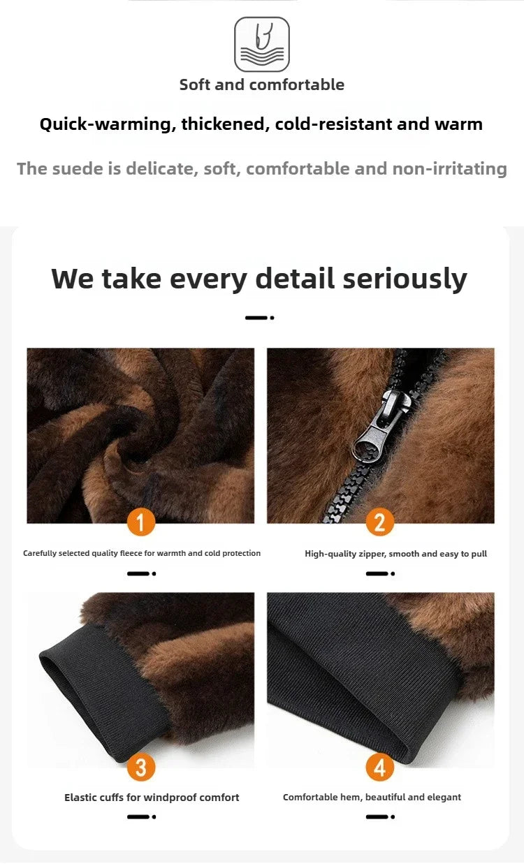 Cozy Winter Fleece Jacket, Convertible Collar Hood to Shield from Wind, Plush Lined for Warmth