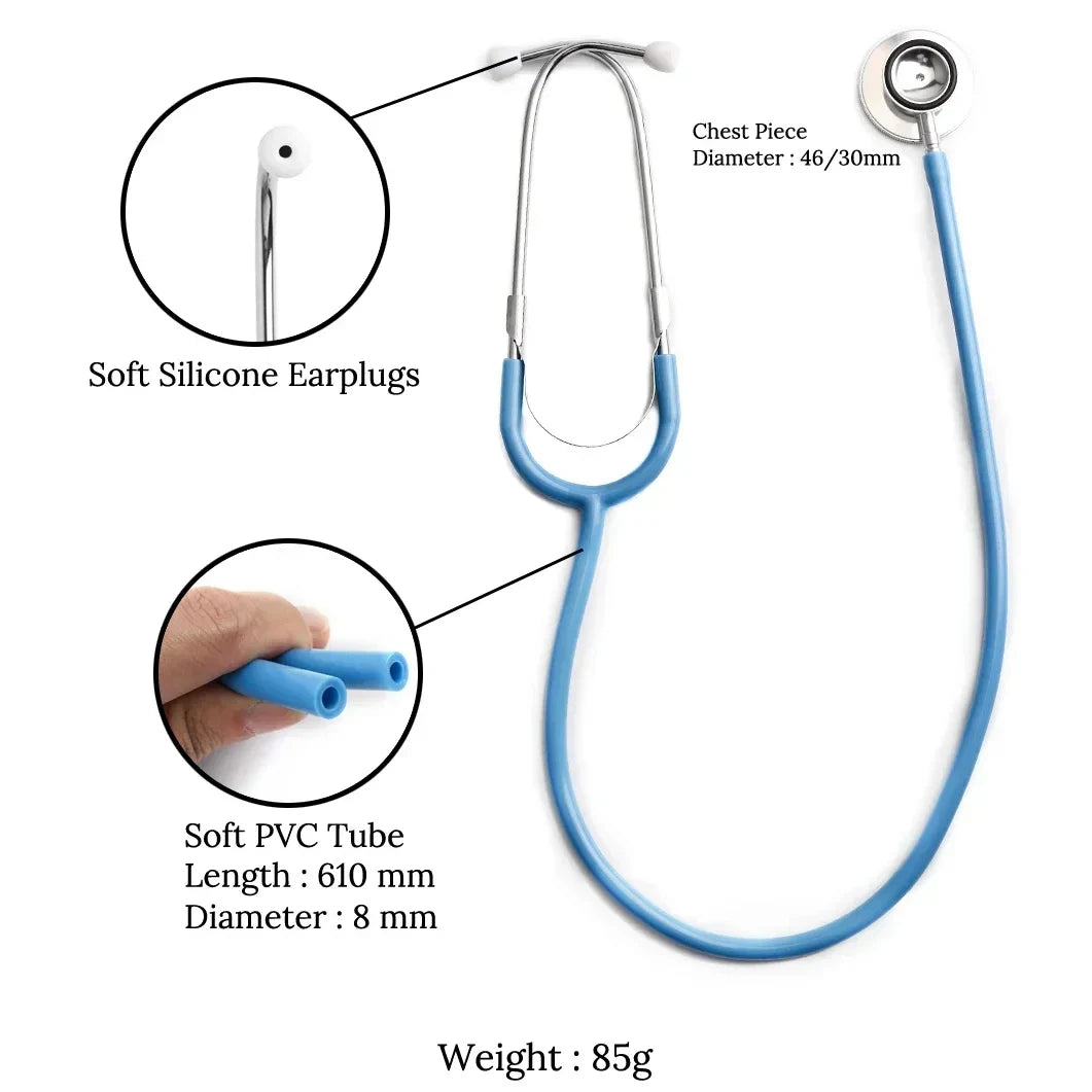 Dual Head Stethoscope Medical Device Doctor Nurse Home Use Double Head Stethoscope Cardiology Medical Equipment Student Vet
