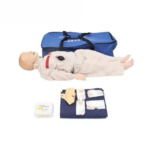 Child CPR Training Manikin Resuscitation Simulates Human First Aid Training Model