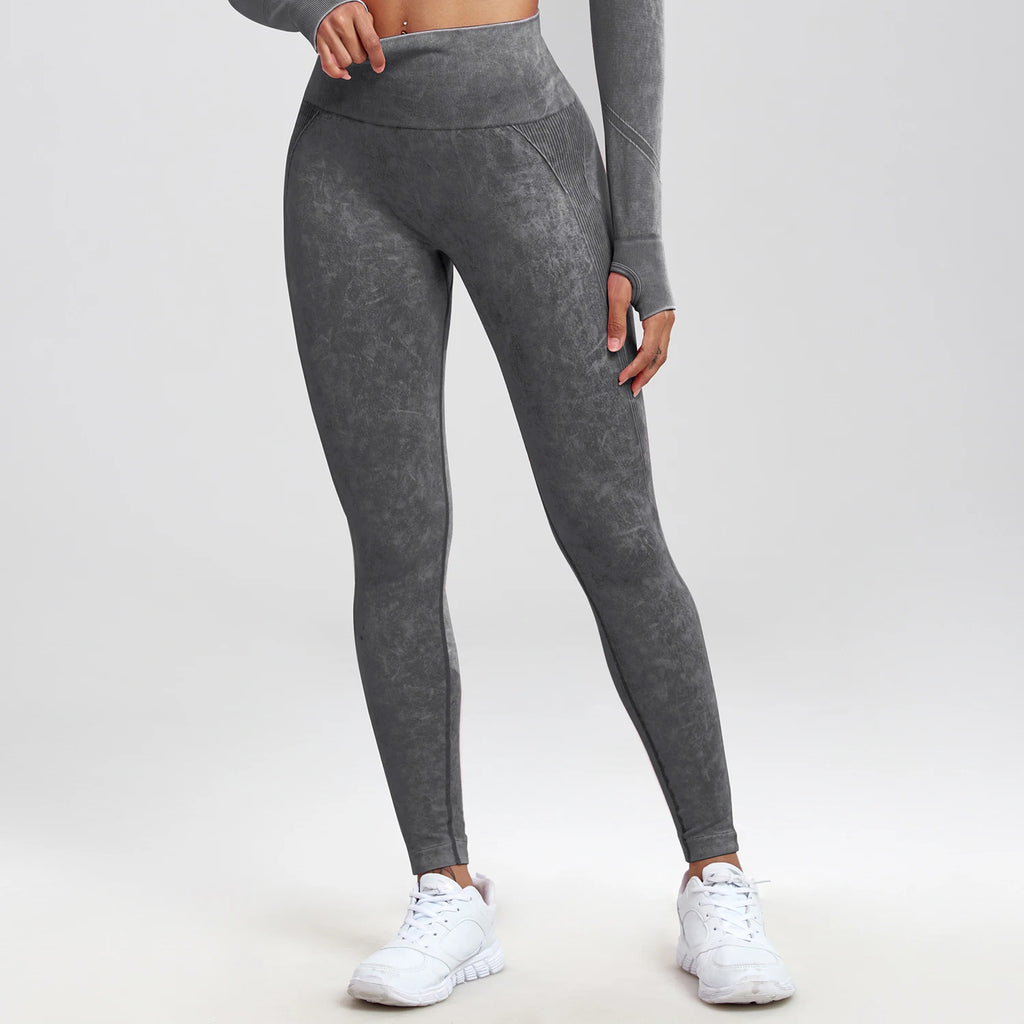 Butt Lifting Sexy Gym Leggings Women High Waist Seamless Tie Dye  Leggings Women Skinny Stretch Outdoors Hollow Out Pants