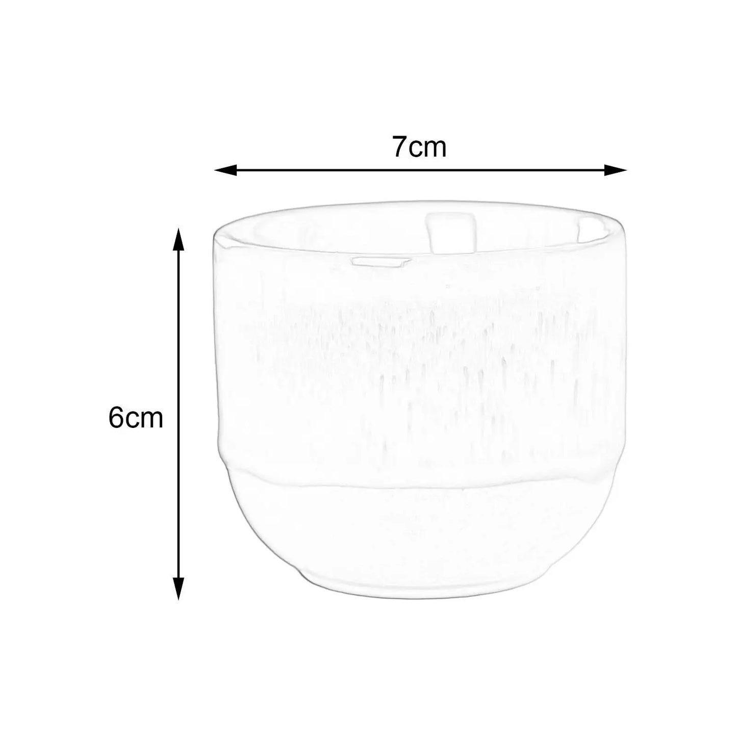 Ceramic Cups 150ml Japanese Style Handless Yerba Mate Teacup Kung Fu Tea Cup for Cappuccino Juice Yerba Mate Sake Espresso