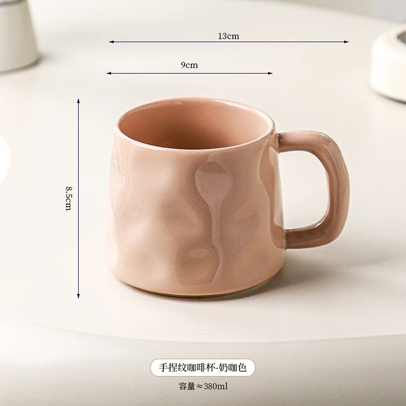 High-value Coffee Cups Large-capacity Mugs for Household Use, Afternoon Tea Cups, High-quality Coffee Special Cups, Lattes.