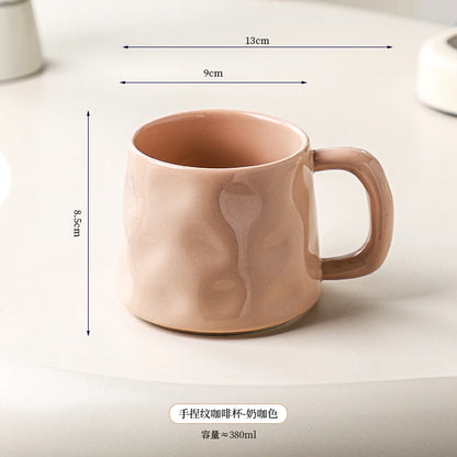 High-value Coffee Cups Large-capacity Mugs for Household Use, Afternoon Tea Cups, High-quality Coffee Special Cups, Lattes.