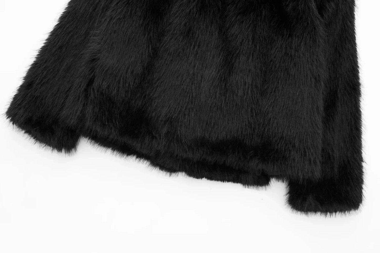 Winter Coats For Women Fashion New Faux Fur Long Sleeves Loose Coat Female Versatile High Street Women's Cardigan