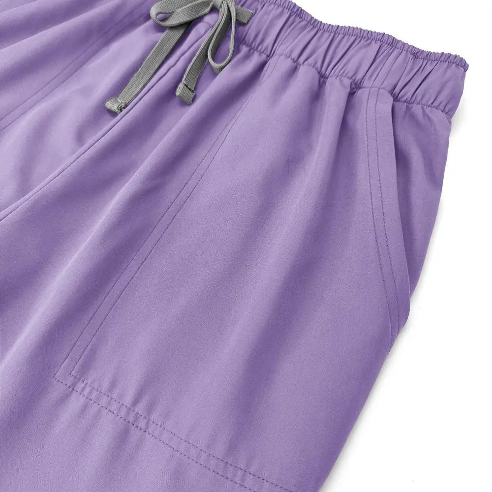 Soft Pink Clinical Uniform Healthcare Scrub Top & Pants Hospital Doctor Nurse Uniform Work Clothes with Pockets Scrubs Sets