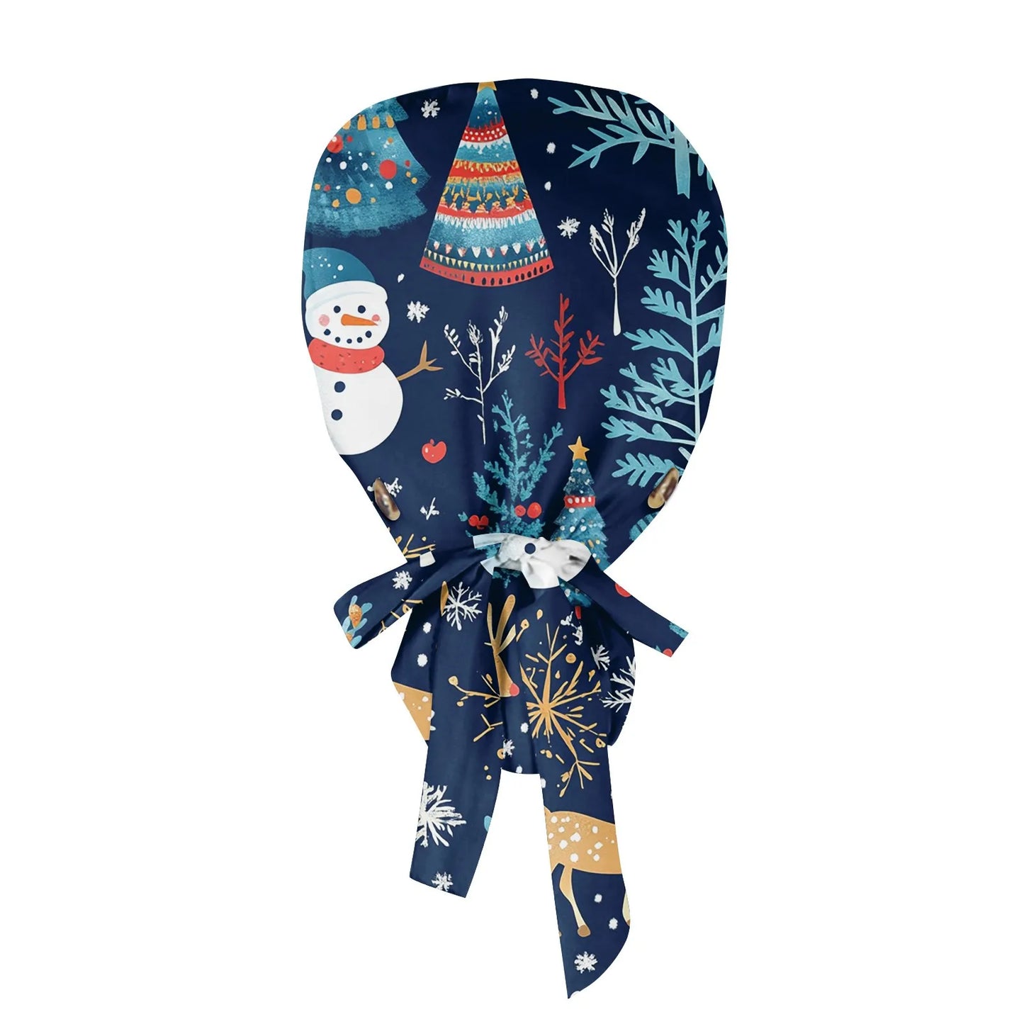 Christmas scrubs caps Pet shop hats Beauty Cleaning cap Wholesale prices cotton pet grooming nursing scrubs work cap