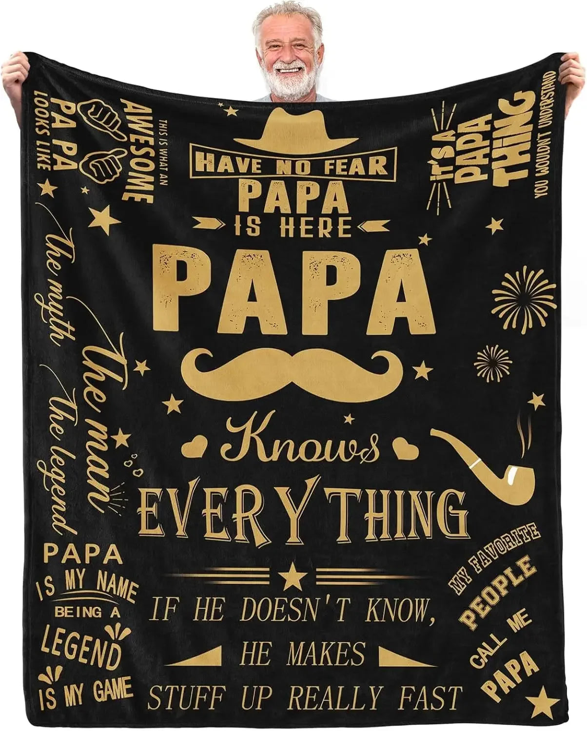 1PC Blanket Festival Gifts for Elder Mom Dad Grandpa Grandma idea Gifts Birthday gifts Warm soft Throw Nap Blankets Gift Season
