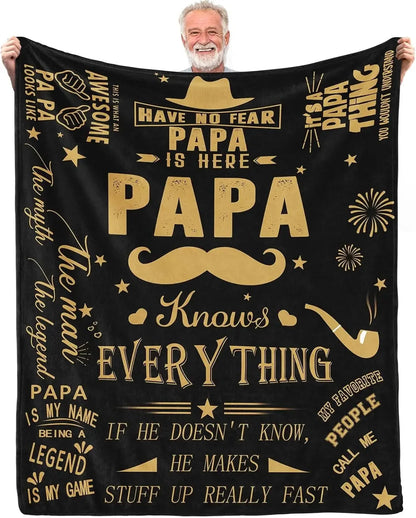 1PC Blanket Festival Gifts for Elder Mom Dad Grandpa Grandma idea Gifts Birthday gifts Warm soft Throw Nap Blankets Gift Season