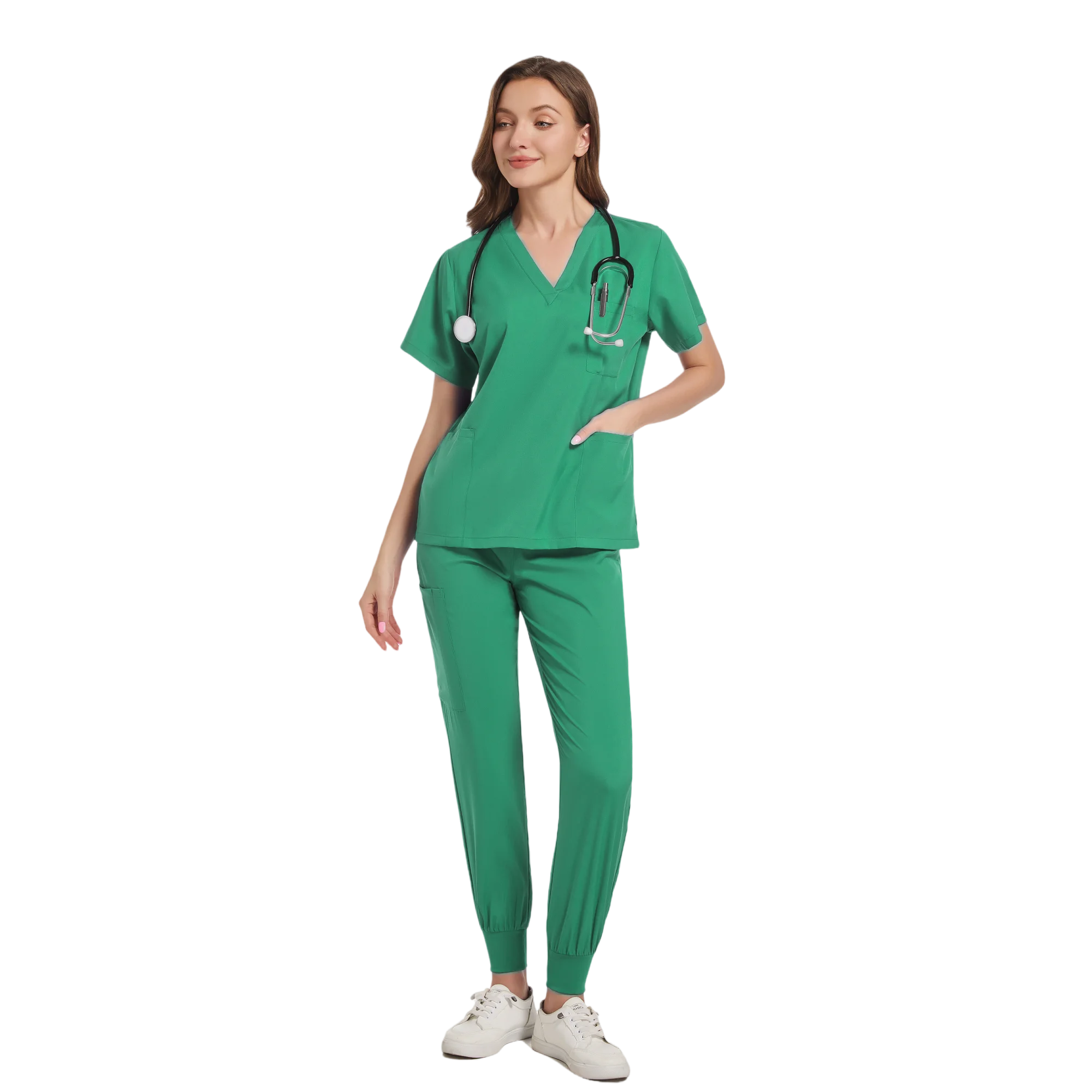 Women Scrub Set Surgical Nursing Scrub Sets Hospital Uniform Medical Factory Wholesale Uniforms Womens Custom Scrubs