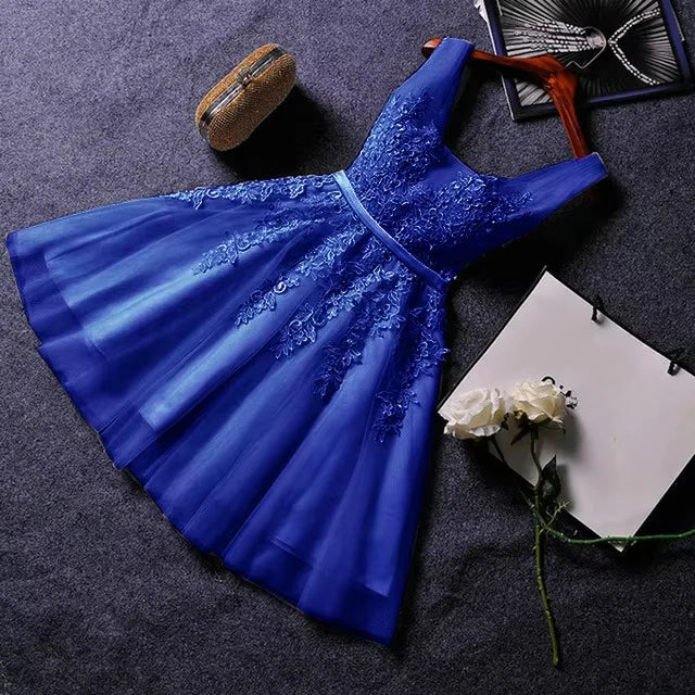 Hot Selling A-line Lace Wedding Dress Short Sleeve Appliques Princess Gown Dresses Party Prom Bridesmaid Dress Vestido De Noiva