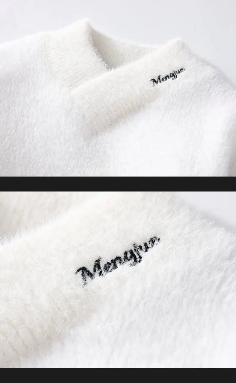 Sweaters men winter style mens warm sweater V-neck men sweaters autumn Men's wool pullovers men full size M-XXXL