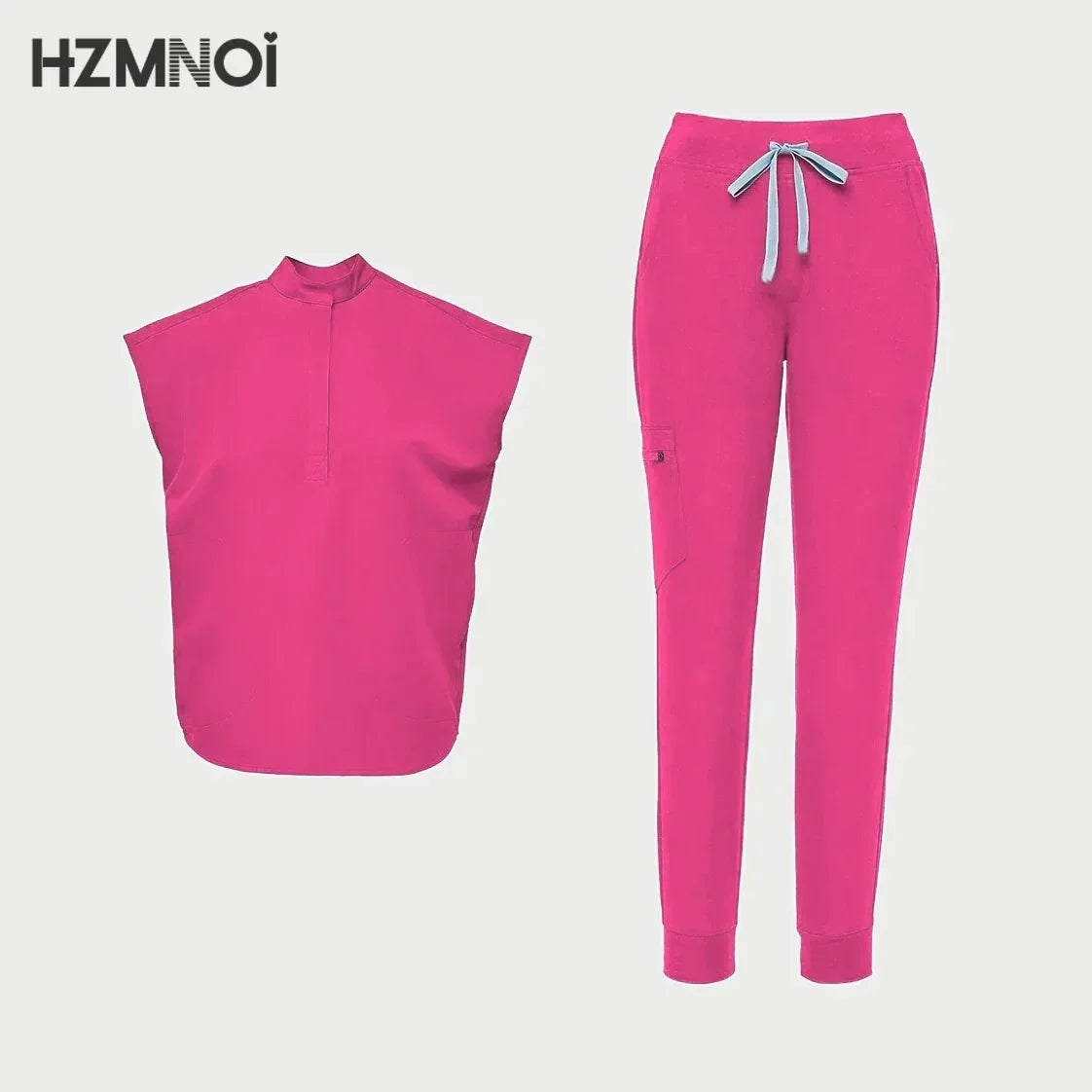 Scrub Sets Nurse Surgical Uniform Women Summer Slim Comfortable Oral Doctor Work Wear Short Sleeve Sets Operating Room Clothes