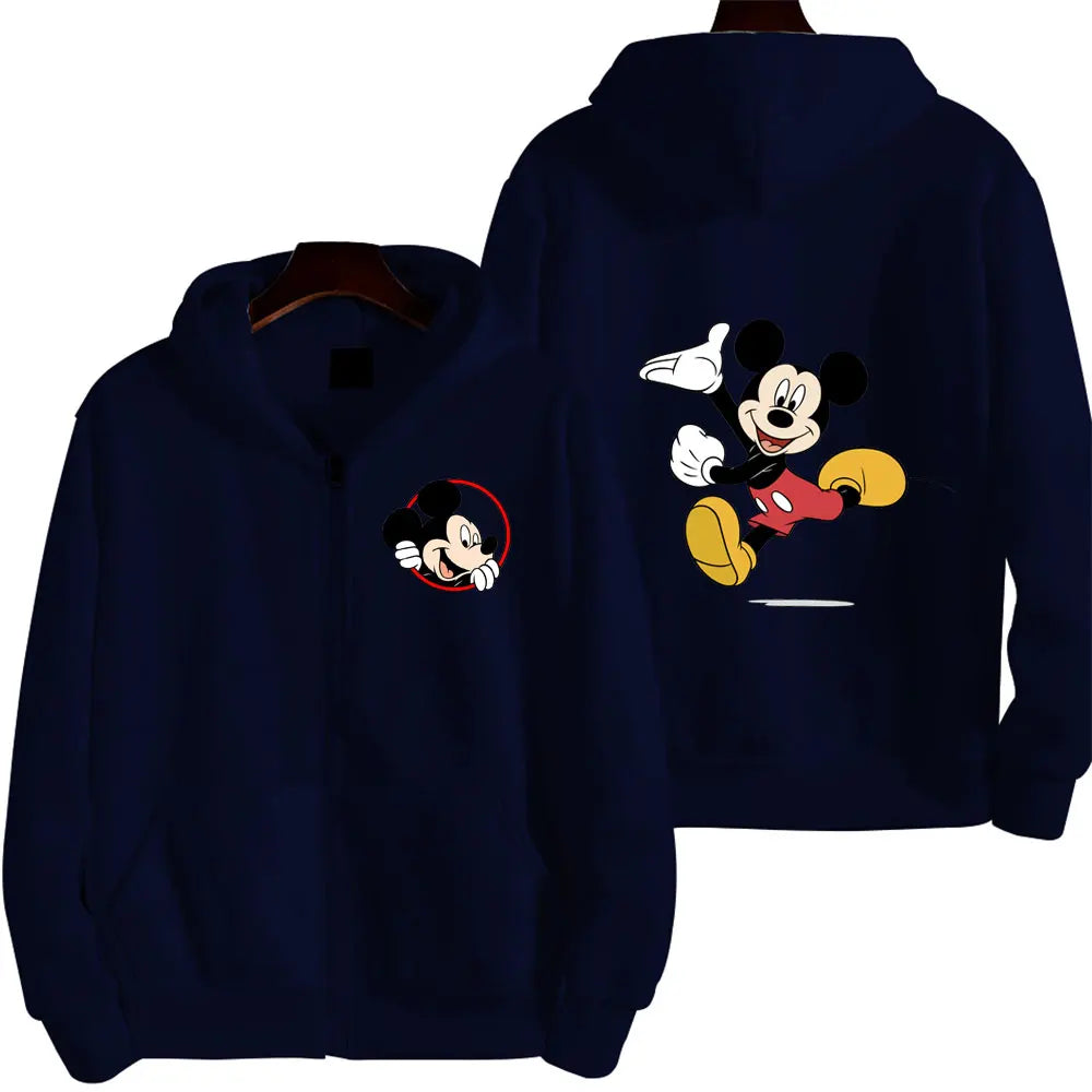 Womens Disney Mickey Mouse Graphic Sweatshirt All Items Buy 1 Authentic and Free Shipping Clothes Y2K Woman Winter Hoodie Jacket