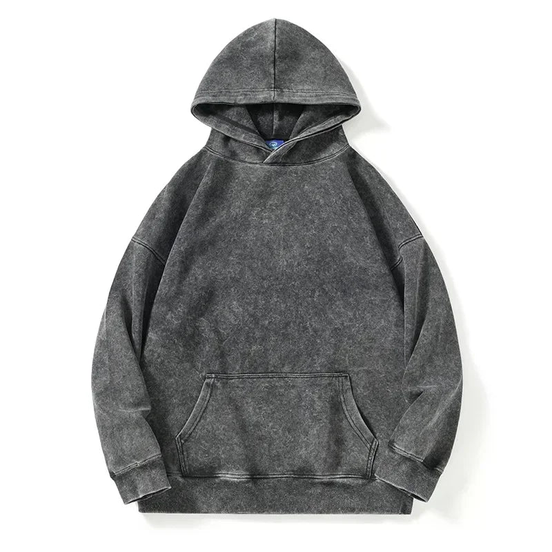 Autumn Winter Vintage Hoody Hoodies Men Hooded Hip Hop Streetwear Sweatshirts Couple Sports Solid Casual Sweatshirt Hoodie