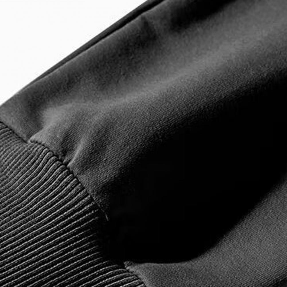 Winter Man Warm Fleece Lined T Shirt Thick O Neck Solid Color Basic Pullover Sweatshirt Thermal Underwear Tops Clothing For Men