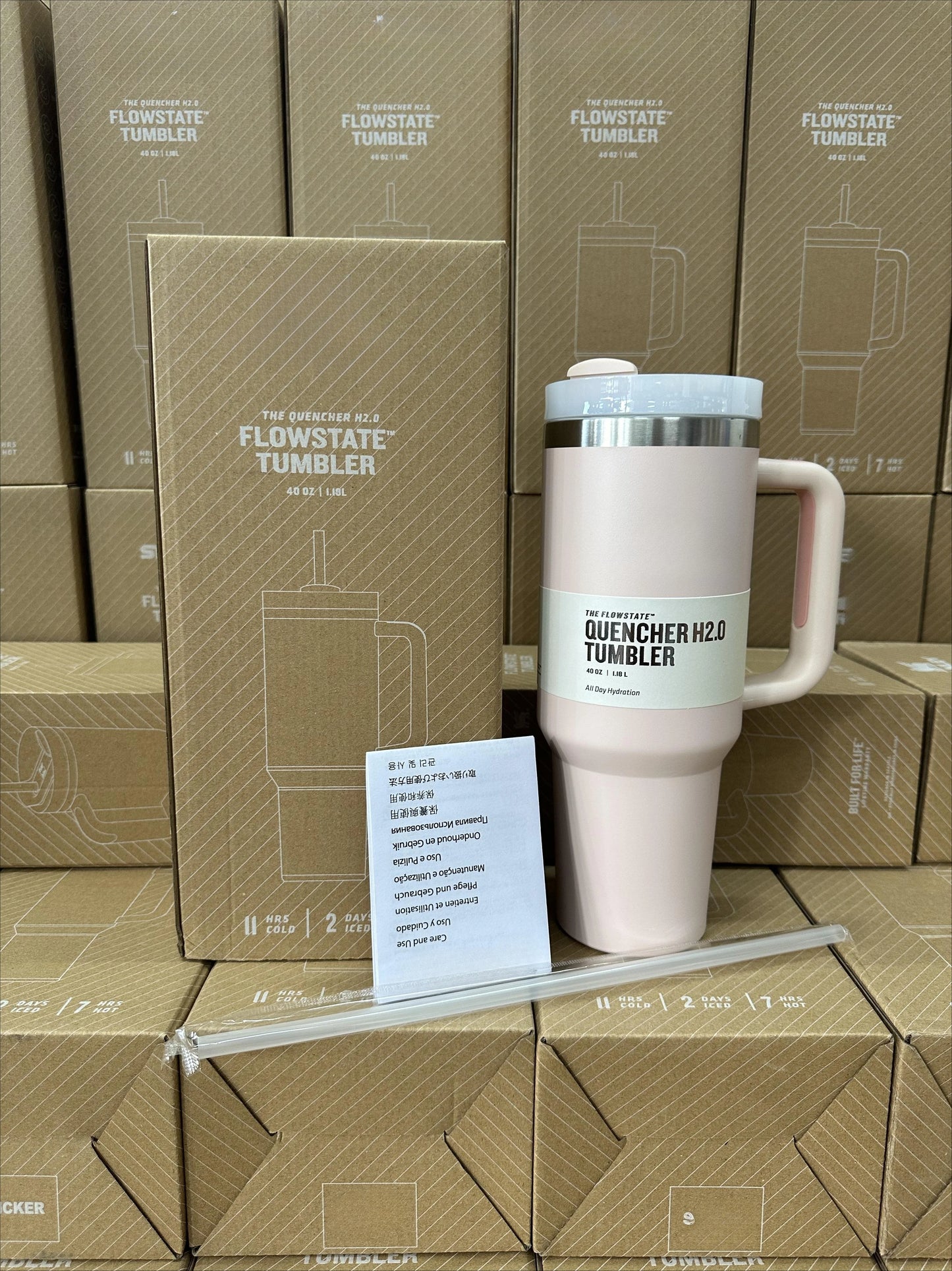 40oz Stainless Steel Vacuum Mug Double-Wall Insulated Travel Cup with Handle Straw Lid for Hot And Cold Beverages