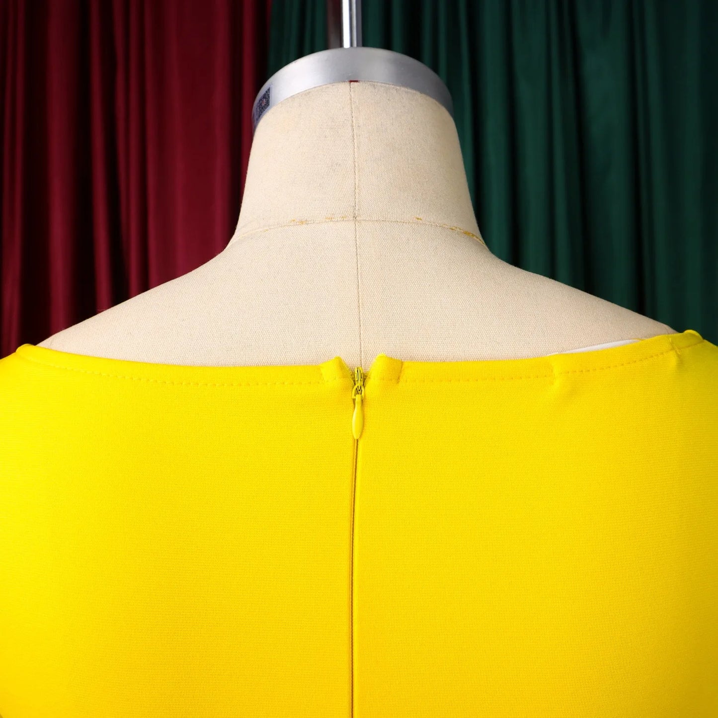 Elegant Office Dresses for Women O Neck Short Sleeve Belt Waisted Package Hips Mid Calf Professional Business Work Dress Midi OL