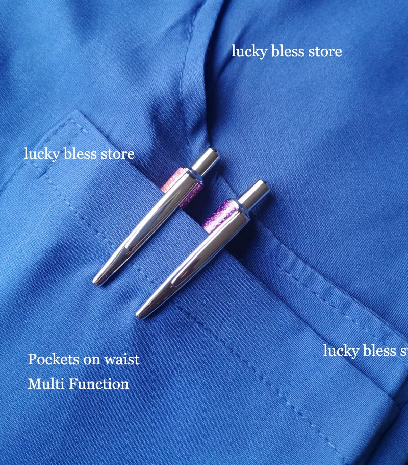 Surgical Uniforms Woman Scrub Set Medical Nurse Beauty Salon Workwear Clinical Scrubs Top + Pant Spa Doctor Nursing Tunic Suit