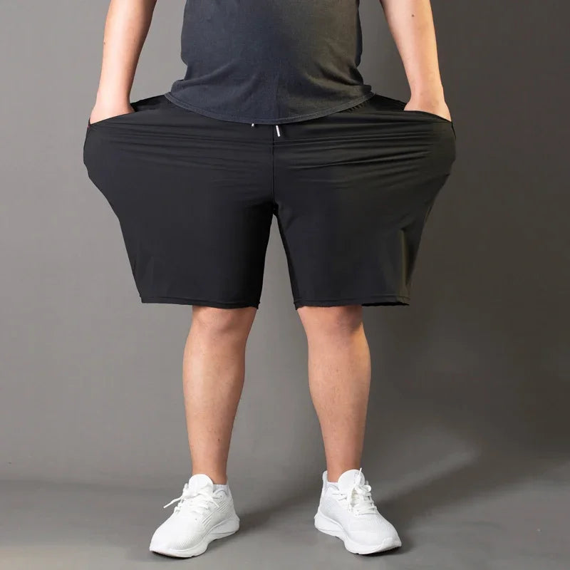Men Plus Size Casual Shorts 6XL 7XL Big Size Gym Shorts Men Stretchy Summer Beach Short Pants Quick Dry Breathable Male Clothes