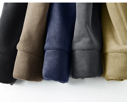 Winter Men Fleece Warm Jackets Mens Windproof Thick Jackets Parkas Coats Men Hooded Casual Outwear Jacket