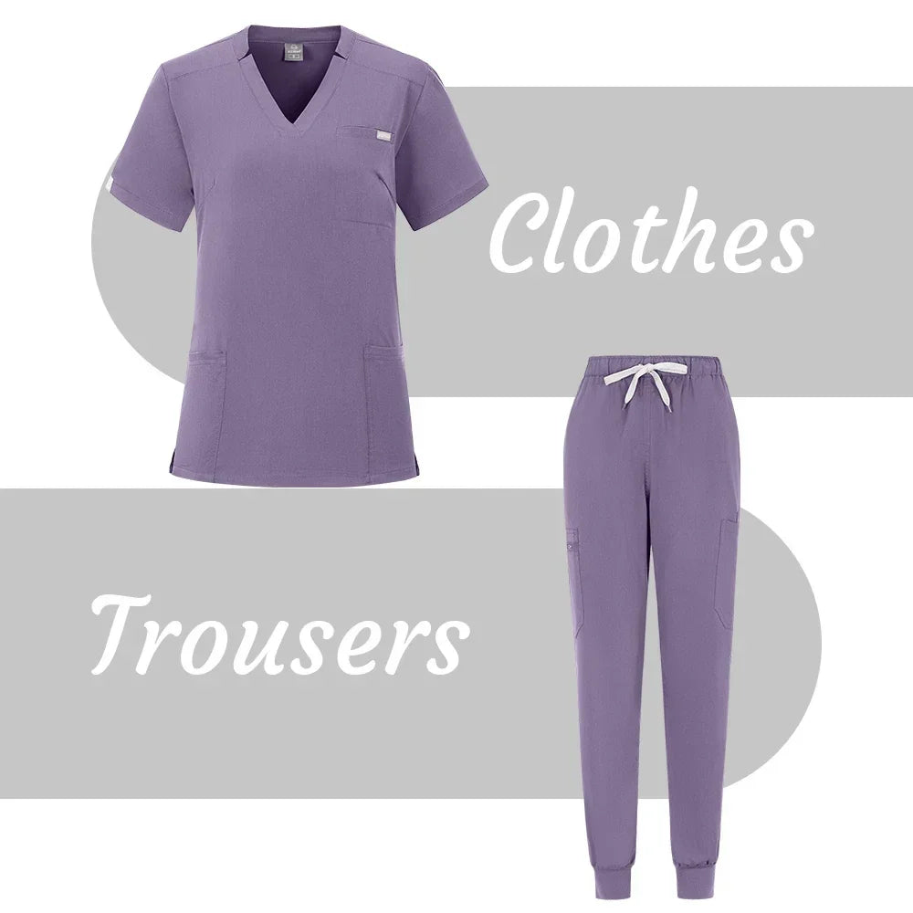 Wholesale Operating Room Medical Uniform Scrubs Hospital Working Scrubs Set Medical Supplies Nurse Dental Surgery Suit Workwear